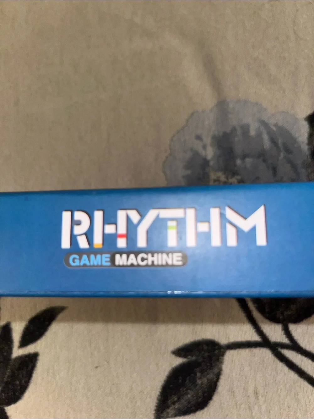 Rhythm Blue Electronic Game Machine with Multicolor Accents